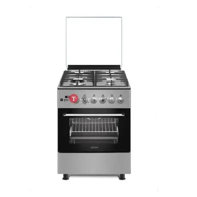 Cuisiniere astech 4geux a gas 60/60 inox