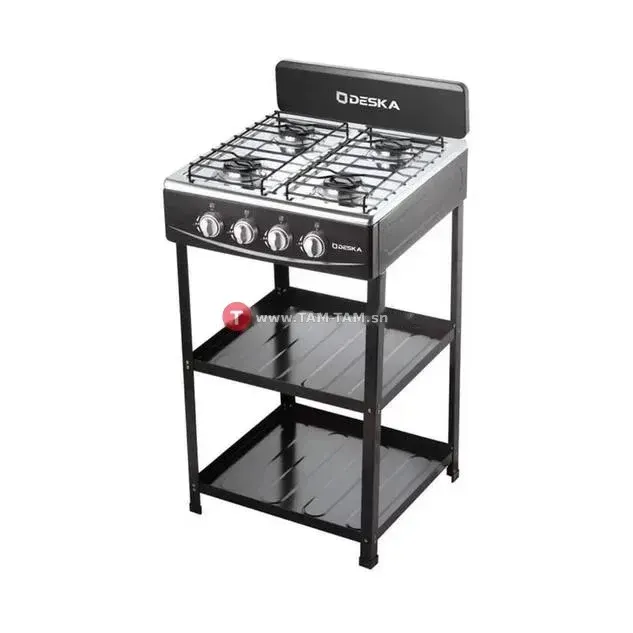 PLAQUE DE CUISSON DESKA 4FEUX 60X60 AVEC TABLE GSF06DK