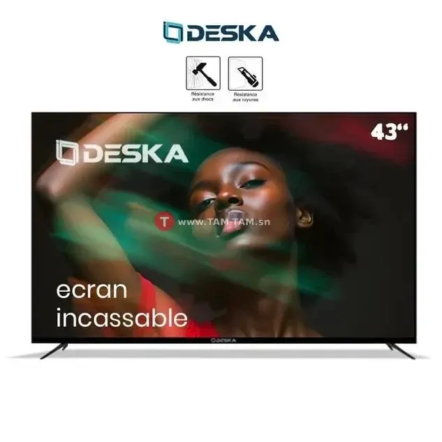 TELEVISEUR DESKA 43" SMART ANTI CASSE 43TG90E