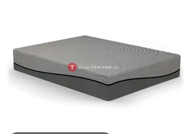 Matelas mémoire de forme 160x200 gris 20 cm confort