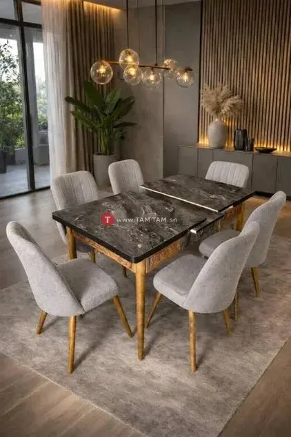 Table a manger 6places extensible