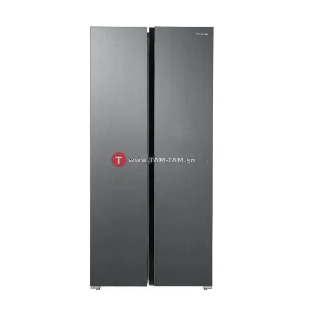 SIDE BY SIDE HISENCE 2PORTES 428LI INVERTER INOX RC55WS4SA