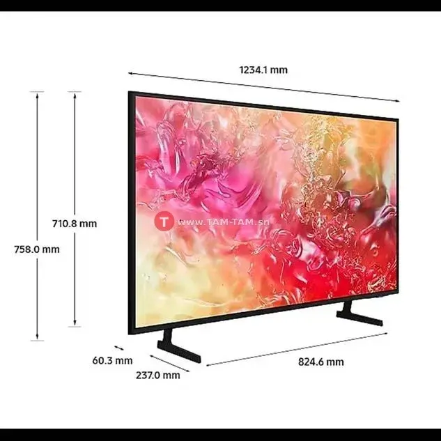 TELEVISEUR SAMSUNG 55" SMART UHD 4K DU7000UXZN