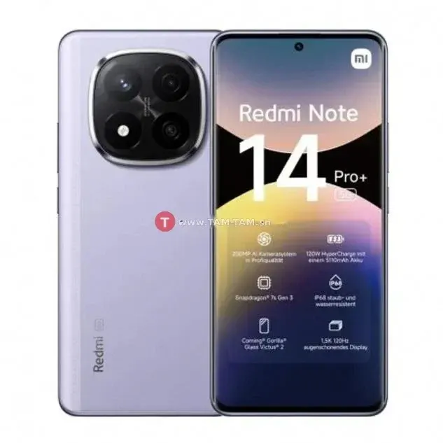 Xiaomi Redmi Note 14 Pro Plus 5G – 256 Go RAM – 8 Go – 6.67