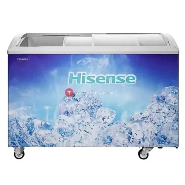 CONGELATEUR HISENSE HORIZONTAL 400LITRES VITRINE FL39DD4HА