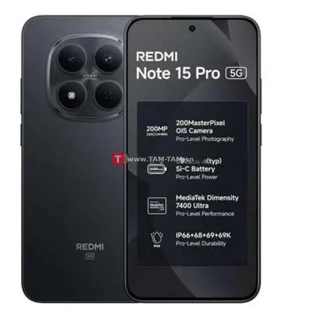 Xiaomi Redmi Note 15 Pro– 12Go RAM 512Go – Écran 6.83