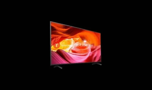 TELEVISEUR SONY 65" SMART GOOGLE TV KD65X75K/AF1