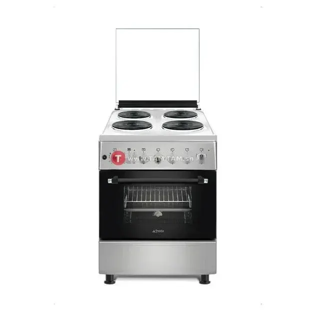 CUISINIERE ASTECH 4FEUX 60X60 ELECTRIQUE AVEC FOUR