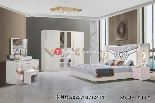 Ensemble chambre a coucher haut de gamme