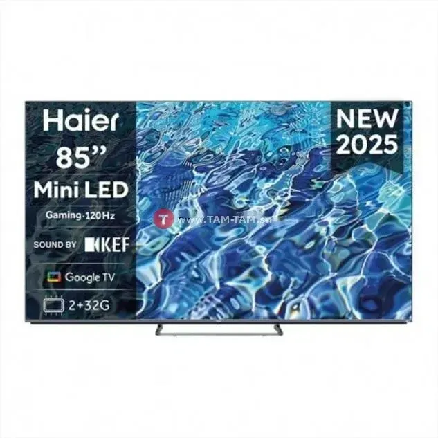 SMART TV HAIER MINI LED 85" H85M80FUX 4K UHD GOOGLE TV