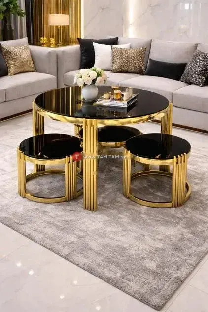 TABLE BASSE ENSEMBLE 4PIECES