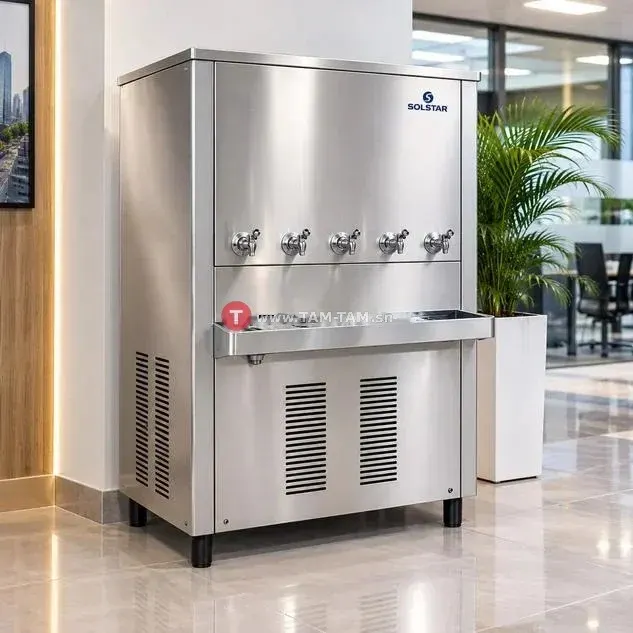 FONTAINE SOLSTAR INDUSTRIELLE 5ROBINETS 130L