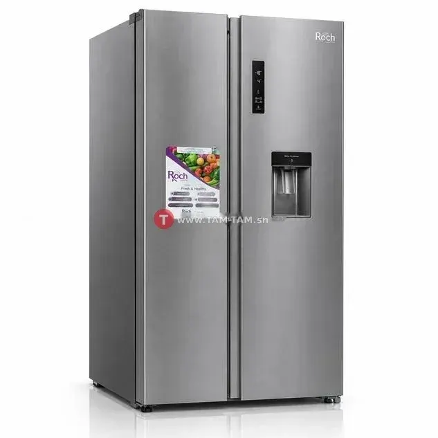 REFRIGERATEUR ROCH SIDE BY SIDE PORTES AVEC FONTAINE