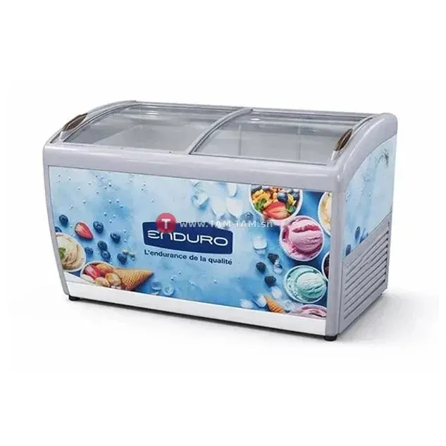 CONGELATEUR ENDURO HORIZONTAL 400LITRES VITRINE