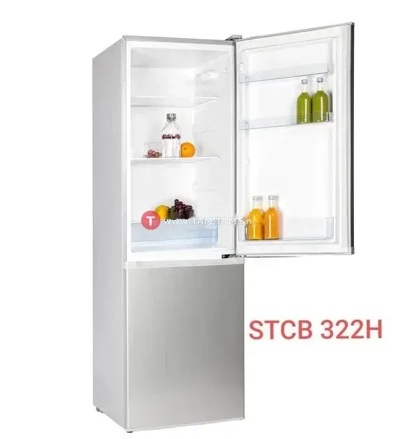 REFRIGERATEUR SMART TECHNOLOGY COMBINE 3TIROIRS GRIS