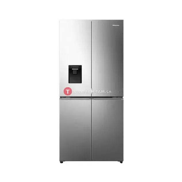REFRIGERATEUR HISENSE SIDE BY SIDE 4PORTES 470LITRES