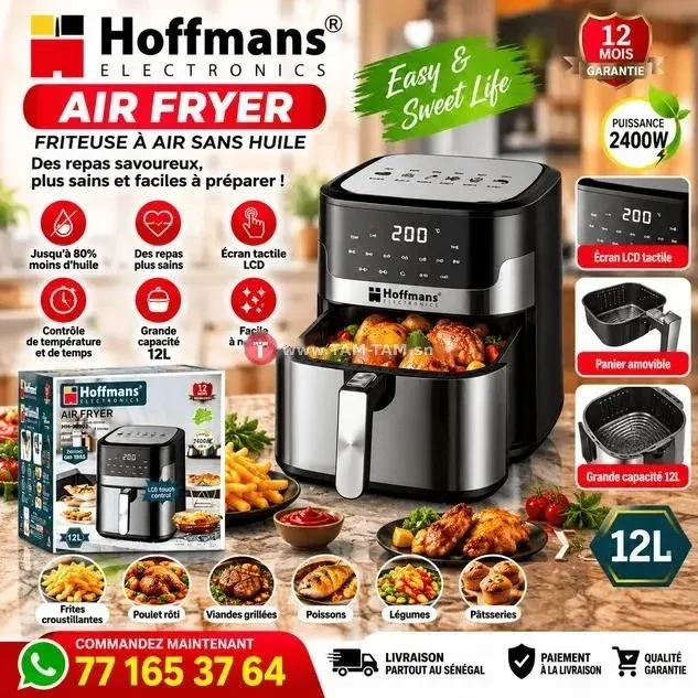 Friteuse à Air Hoffmans 12 L