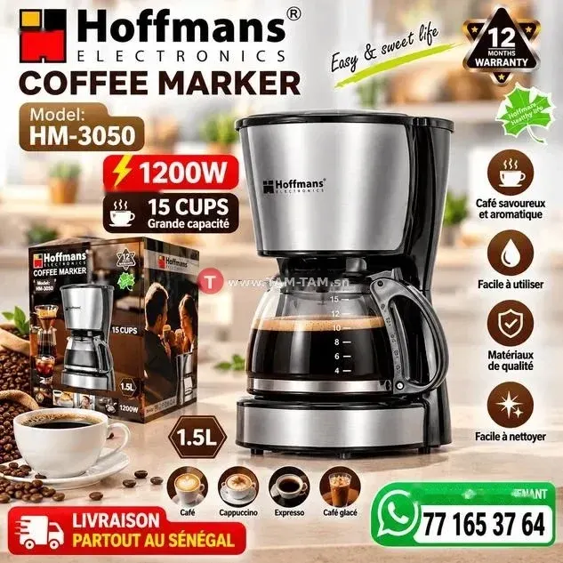 Machine à café Hoffmans 1.5L