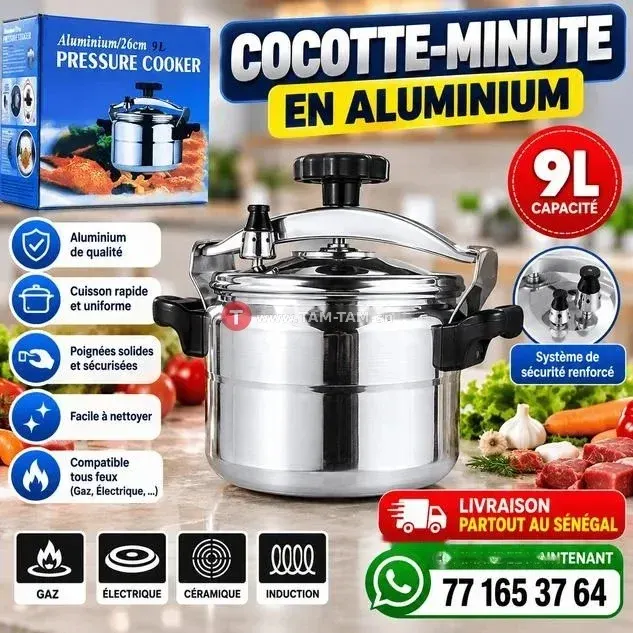 Cocotte-Minute Aluminium 9 L – Autocuiseur