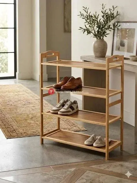 Étagère à Chaussures 4 Niveaux
