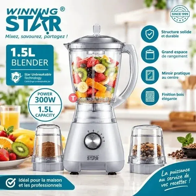 Mixeur Blender Multifonction 1.5L