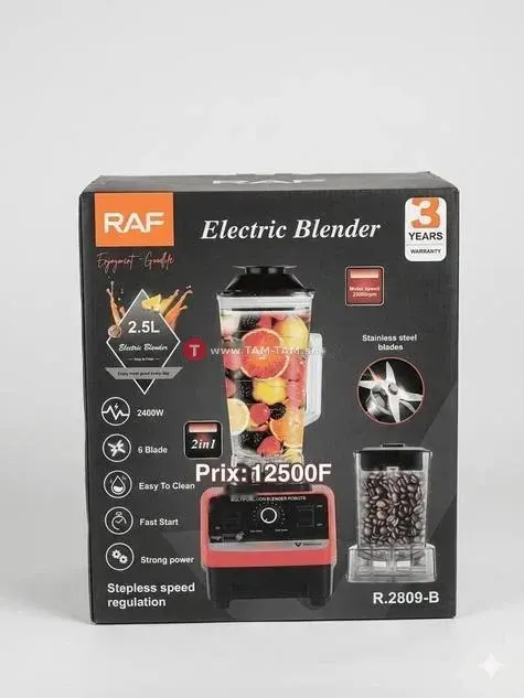 Mixeur Blender 2400W 2.5L 6 Lames Inox
