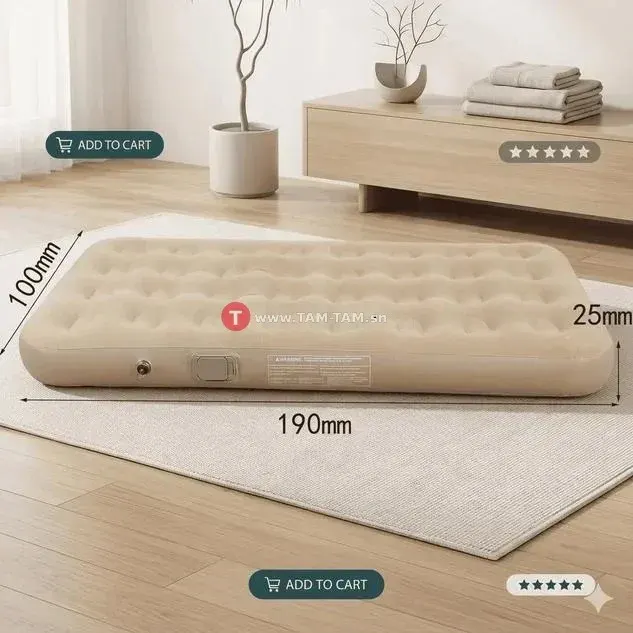 Matelas Gonflable 1 Place Confort