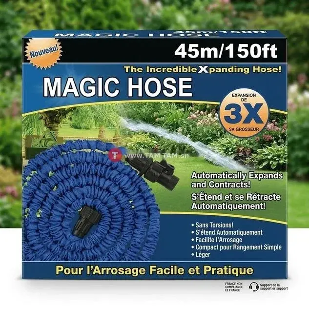 Tuyau d'Arrosage Magique 45 Mètres