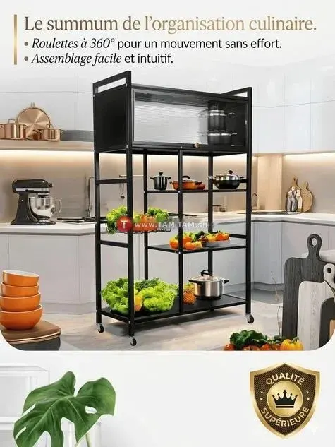 Meuble Rangement Cuisine à Roulettes