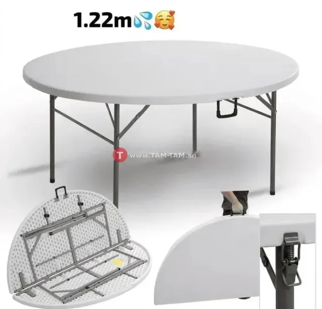 Table pliante ronde 1.20 M