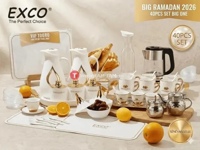 Service à Café et Thé EXCO « Flame » 40 pièces