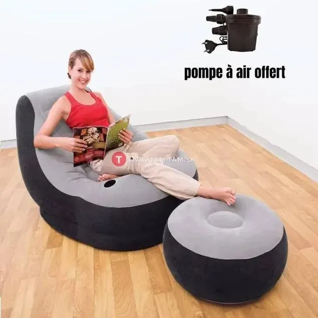 fauteuil Gonflable avec Repose-pieds