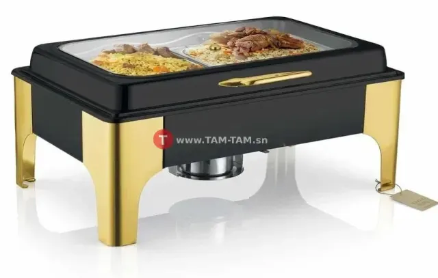 Chafing Dish Rectangulaire Royal Gold