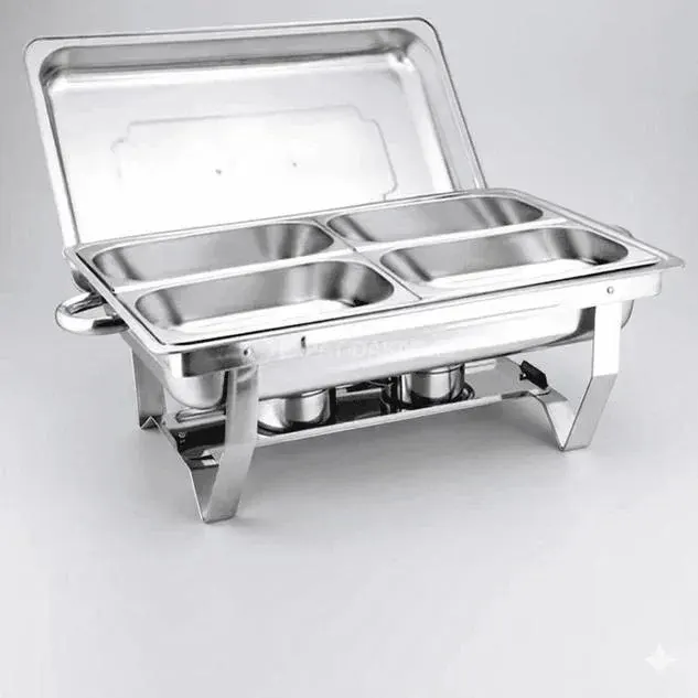 Chafing Dish I à 4 Compartiments – Traiteur