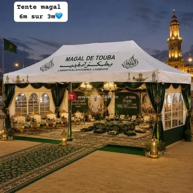 Tente 6m x 3m – Chapiteau VIP Événementiel