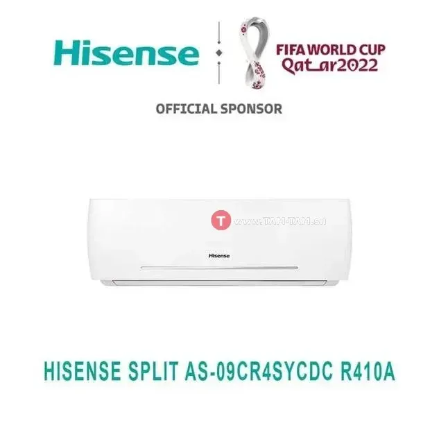 split Hisense 9000btu R410