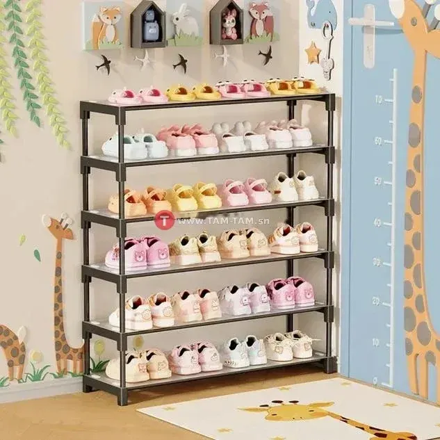Étagère de rangement de chaussures en fer