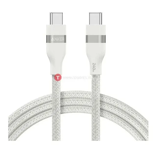 Cable USB-C vers USB-C Anker Prime 240 W, design tressé