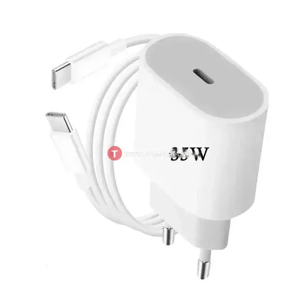 Chargeur iPhone Rapide 35W Double USB-C Type C