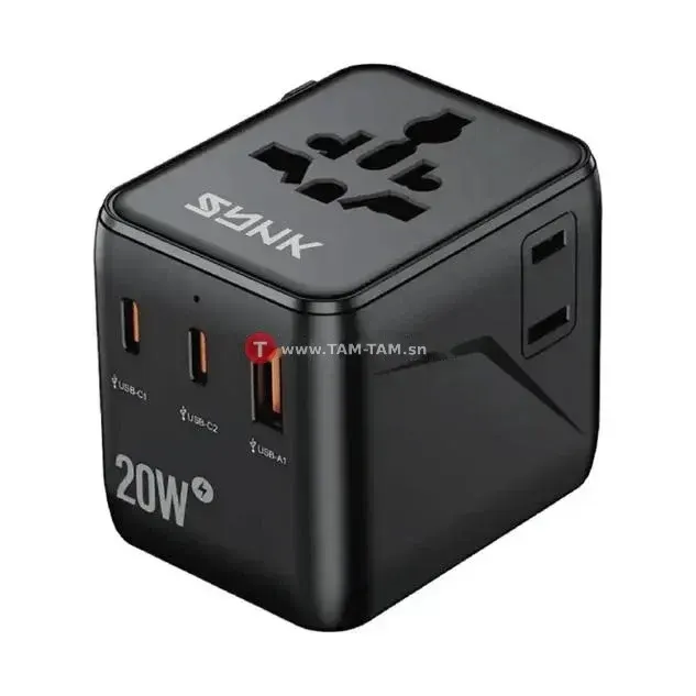Adaptateur de voyage à chargeur rapide Thunder Series 20W