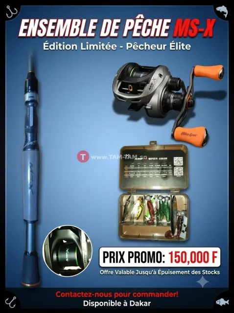 DAIWA CANNE À PÊCHE MS X,MOULINET MS+X® COMPLET +