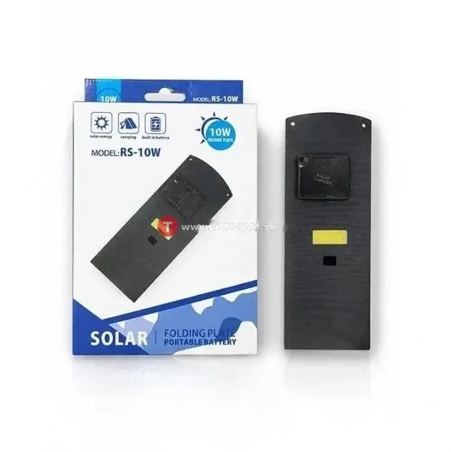 Panneau solaire USB pliable, Batterie externe 3000mAh