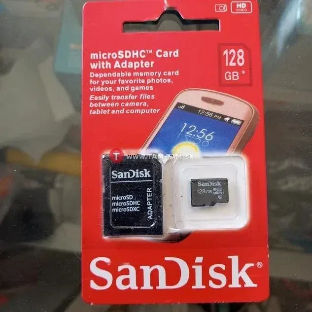 Sandisk Carte mémoire micro SDHC TF 128 Go