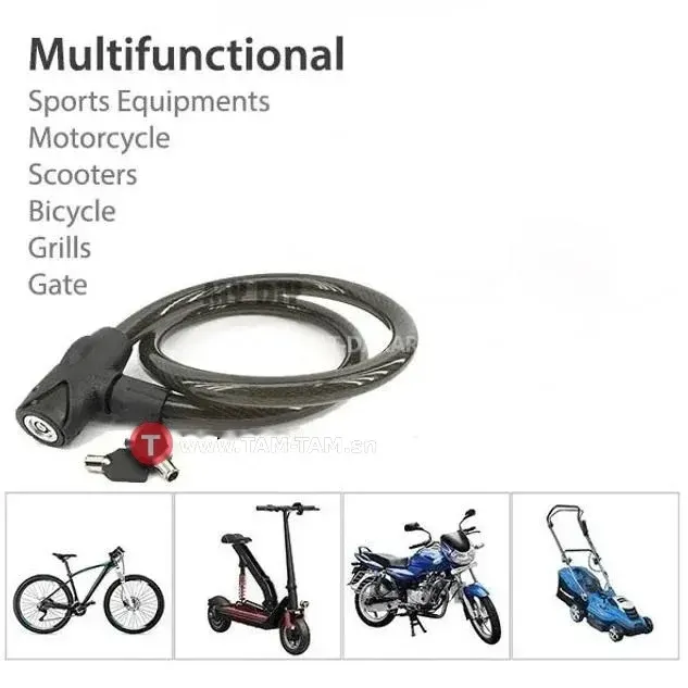 Antivol solide – Anti-coupe pour moto, vélo etc...