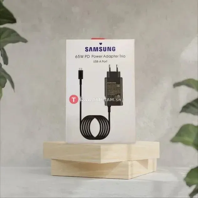 Samsung Chargeur rapide Original - 65W 3 adaptateurs secteur