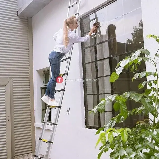Échelle télescopique 10,5 pieds (3,2 m) en aluminium
