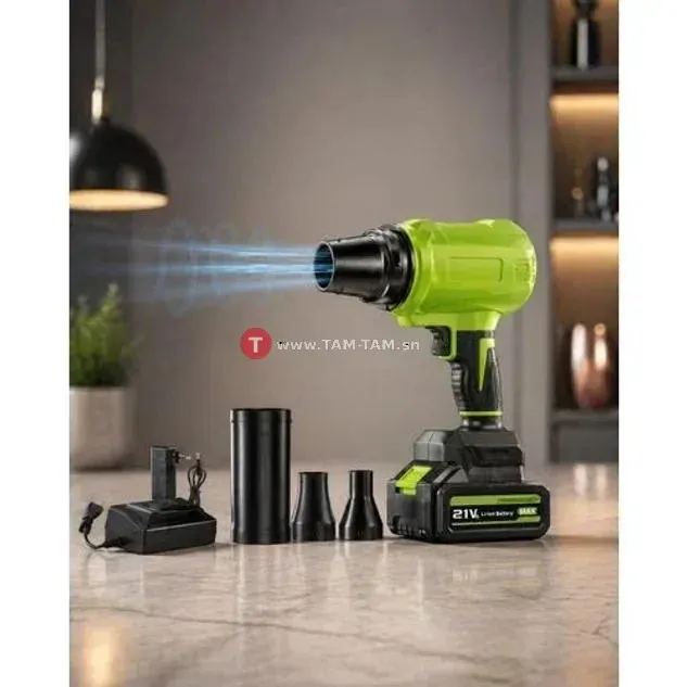 Souffleur de feuilles sans fil 21 V, Ventilateur Violent
