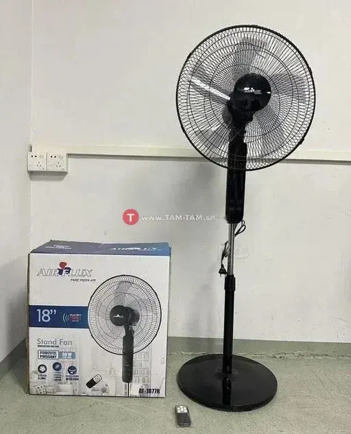 AIR FLUX - Ventilateur sur pied avec télécommande AF-1877R