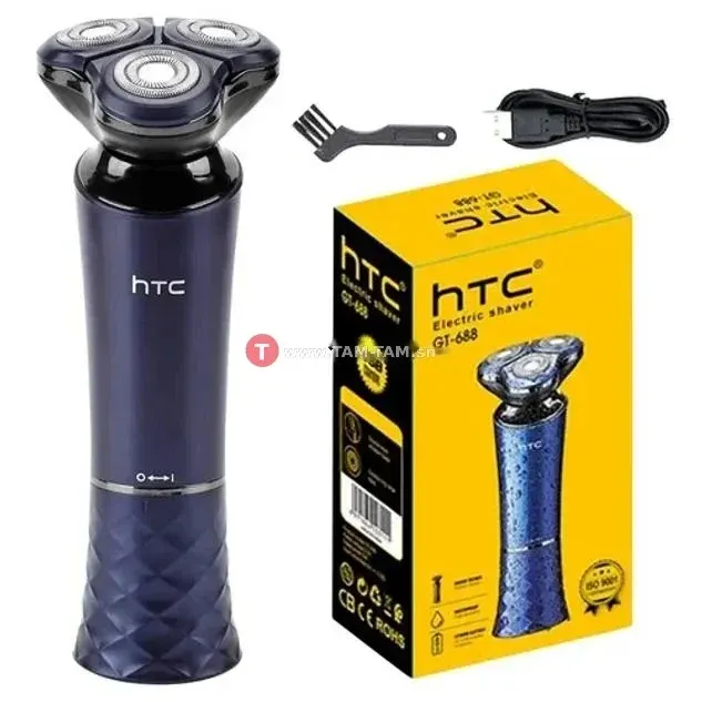 Rasoir HTC sans fil rechargeable, rasés à sec et humide