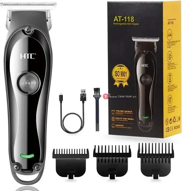 HTC - Tondeuse à cheveux professionnelle AT-118